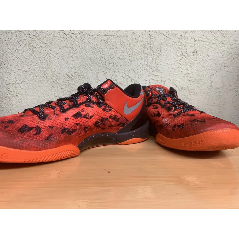 Nike Kobe‎ 8 VIII System Challenge Sz 11 Red Silver Orange 555035-600